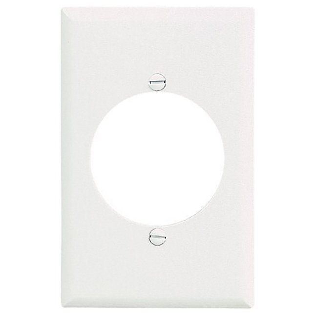 Plug Plate White 1 Gang (2068w) for 32B