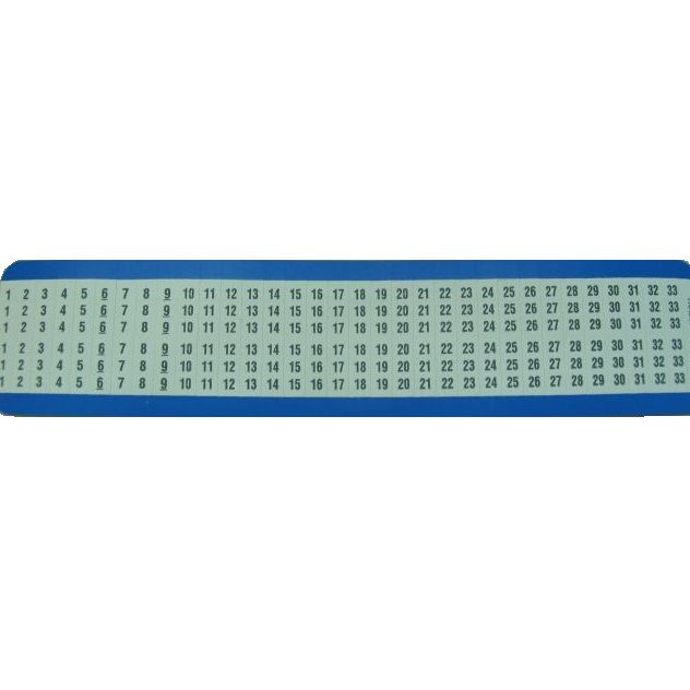 Number Strip  0-9 / 1-33 /1-45