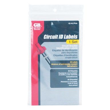 Circuit Breaker Markers 42-Alpha