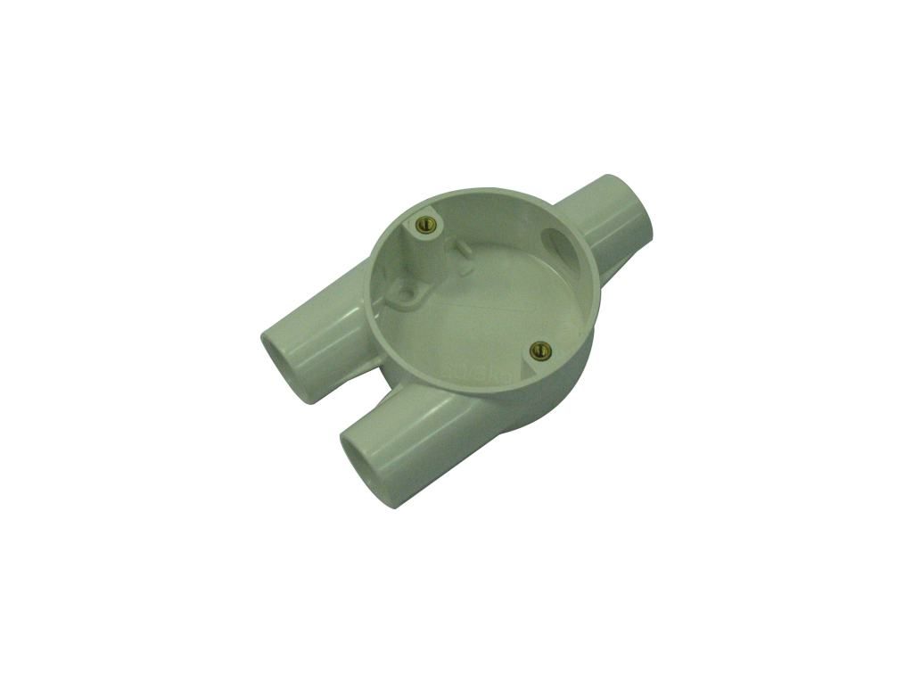 Conduit Y Box 3-Way PVC 20mm