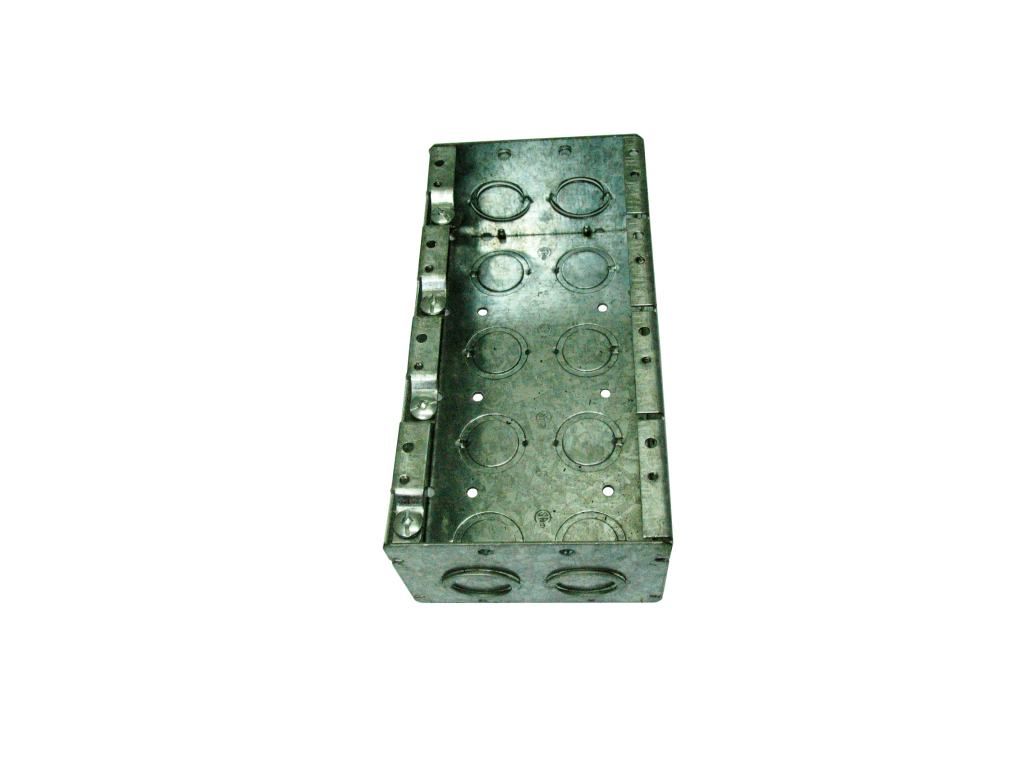 Masonary Box 4 Gang Galvanized
