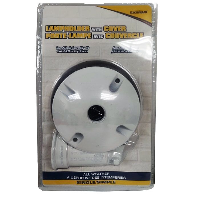 Electrimart Lampholder Waterproof Kit White (5576)