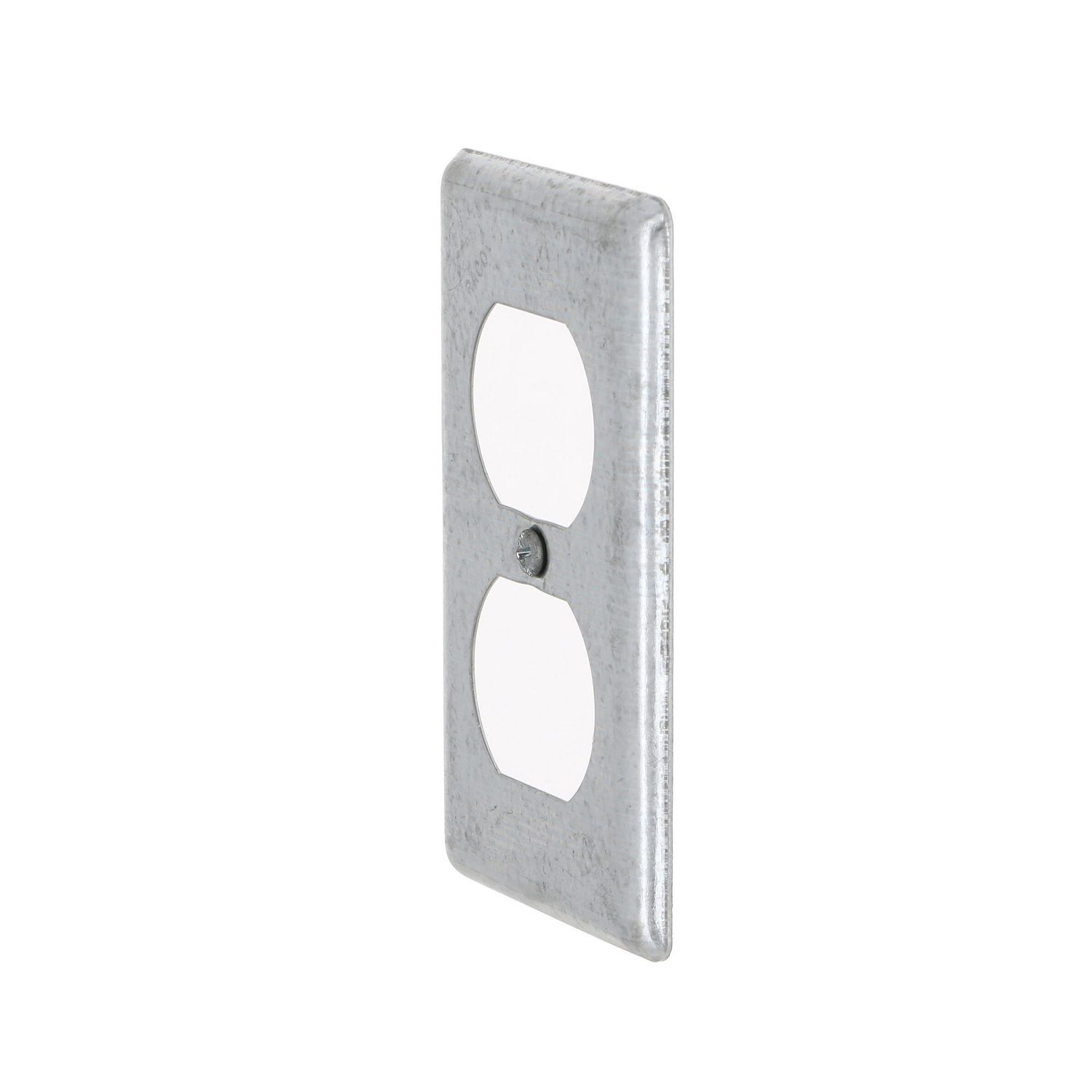 Duplex Utility Box Cover Metal 2 x 4 in. (20C1) (1317)