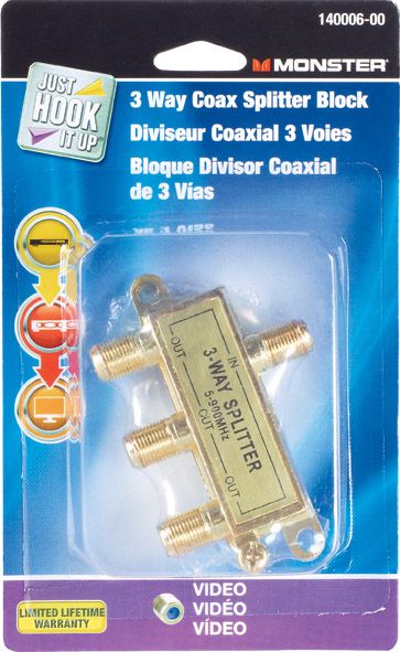 Splitter 3 Way 75Ohm (30772)