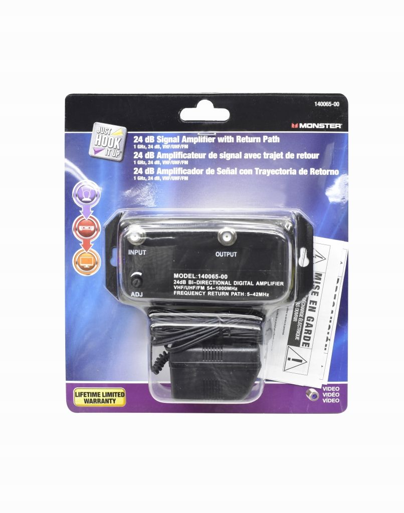 Signal Amplifier VHF/UHF/FM 75 Ohm 24dB (3261393)