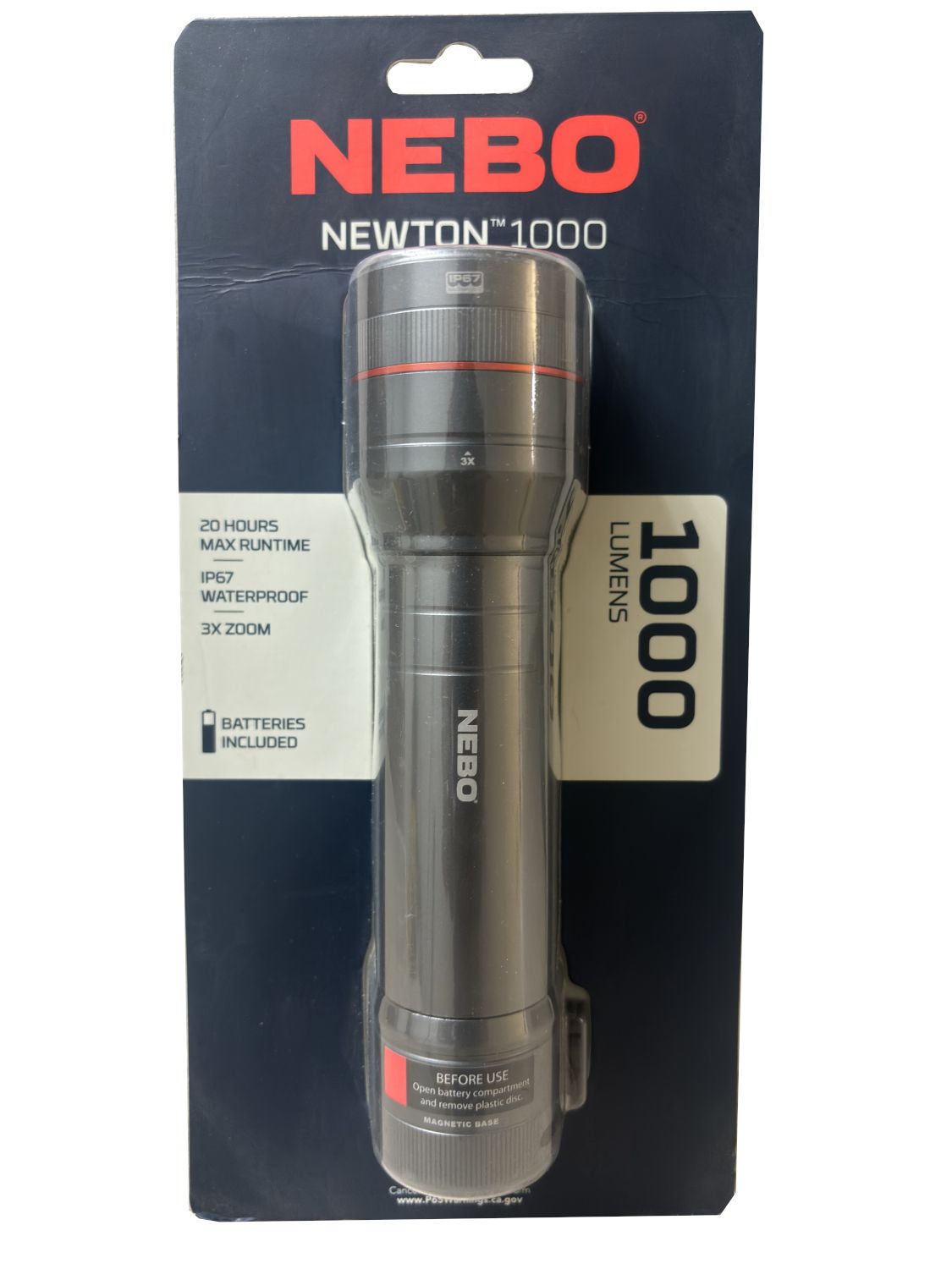 Nebo Flashlight Newton Lumens 1000