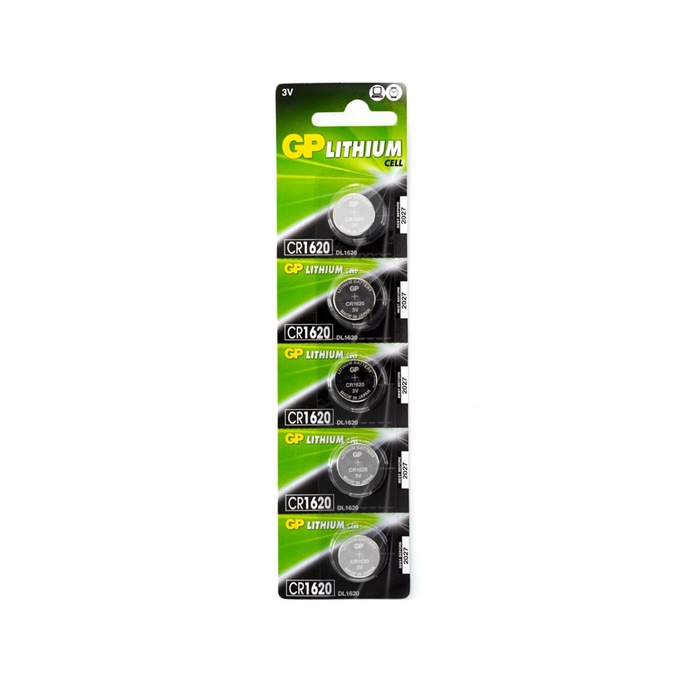 GP Battery CR1620 Lithium 3V (each)