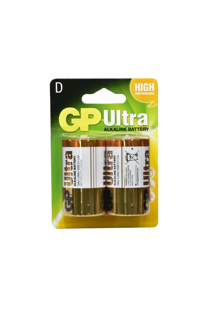 Battery D GP Ultra 2pk