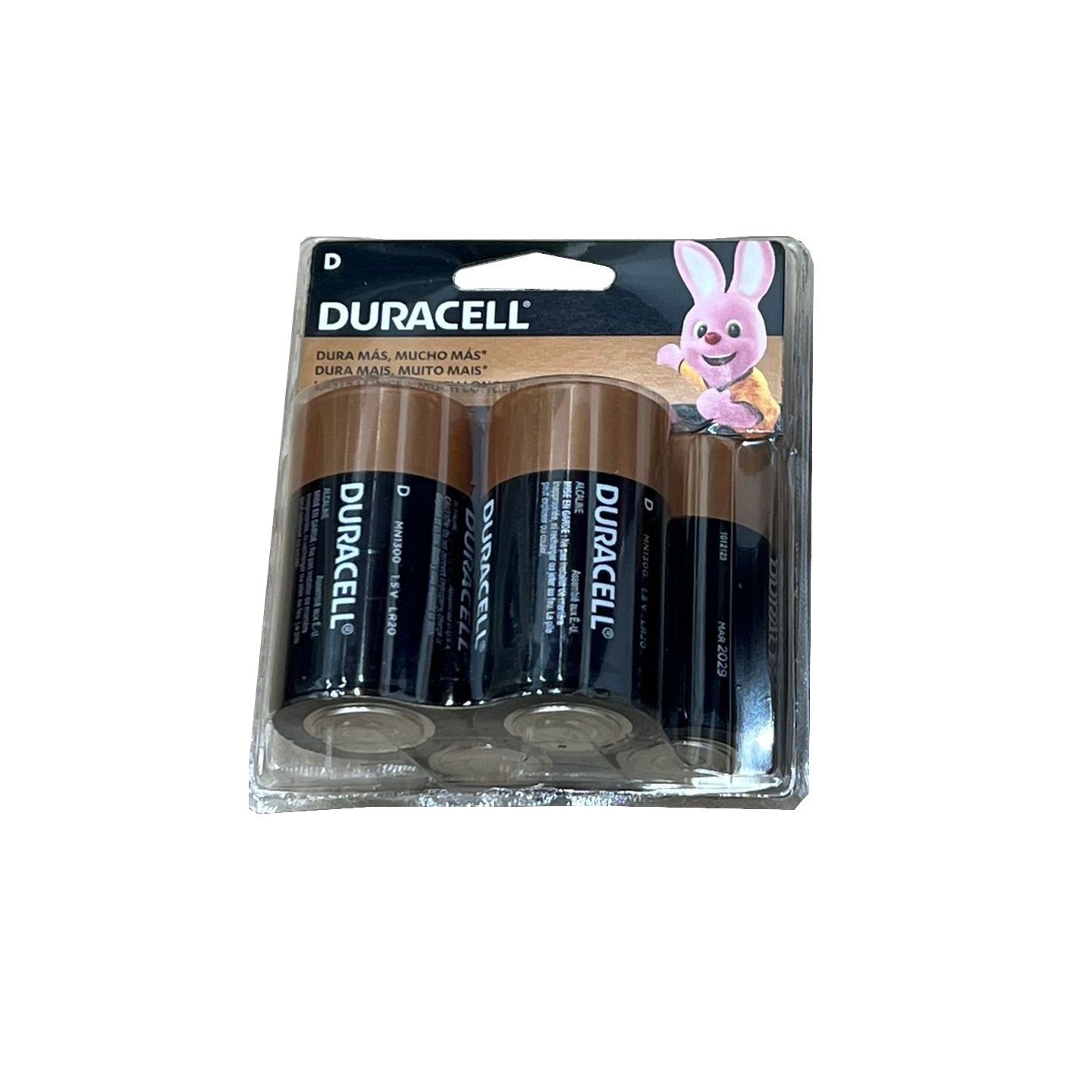 Duracell Alkaline Battery D 4 pk