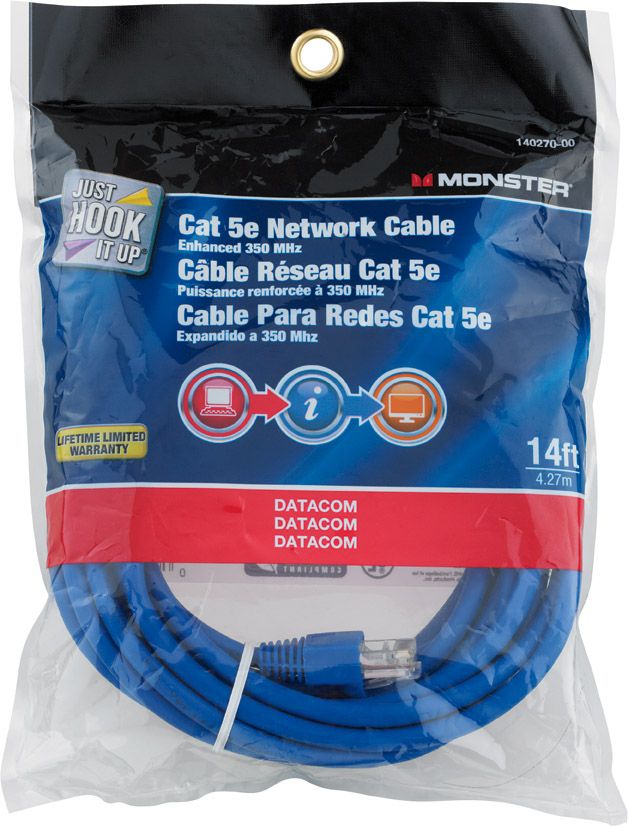 Cable CAT 5e Blue 14ft (3167046)