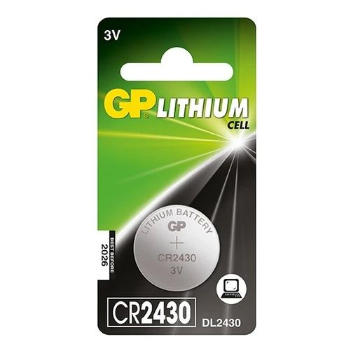 GP LITHIUM BATTERY CR2430 3V