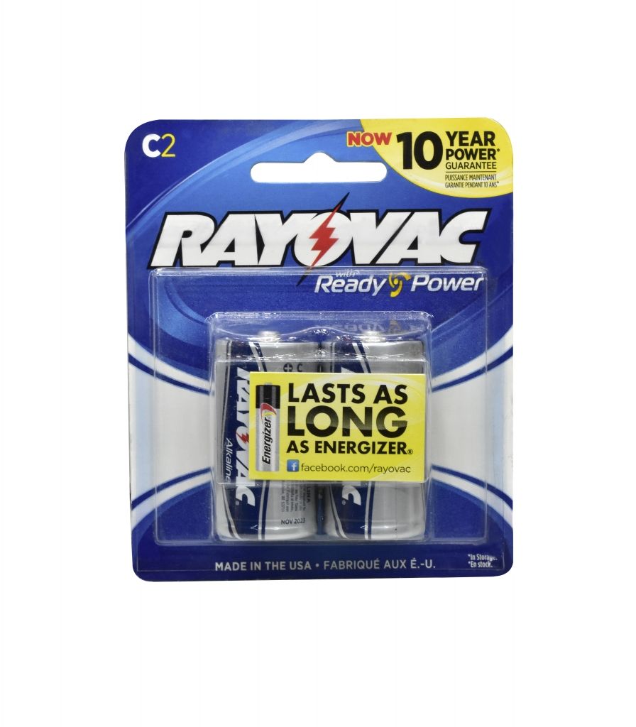 Battery C Rayovac 2pk (3463379)