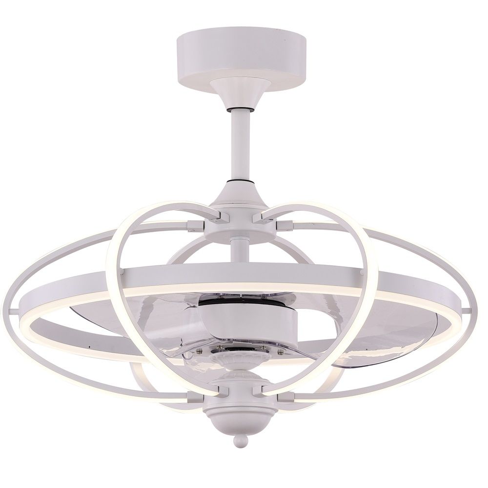 Light Source Ceiling Fan with Light Kit 22 in. (FAN013WH)