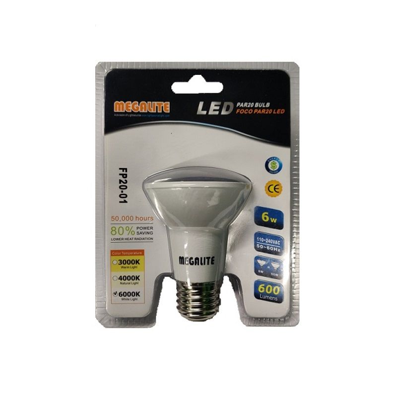 Megalite Led Bulb E27 6w