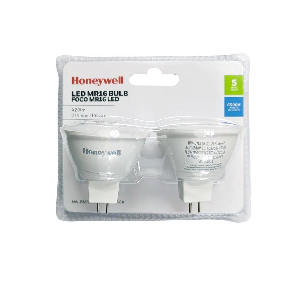 Honeywell LED Bulb MR16 5W 6500K 2 pk  (HW-BMR16-01-2PK-5W-6K)