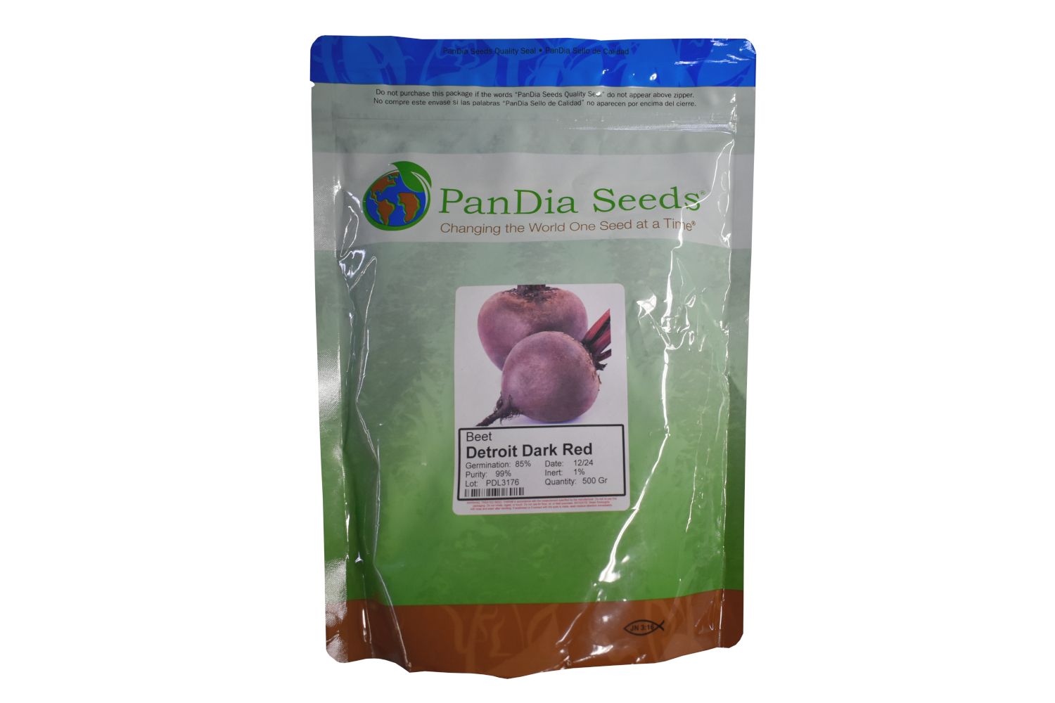 Pandia Detroit Dark Red Beet Seeds 500Gr