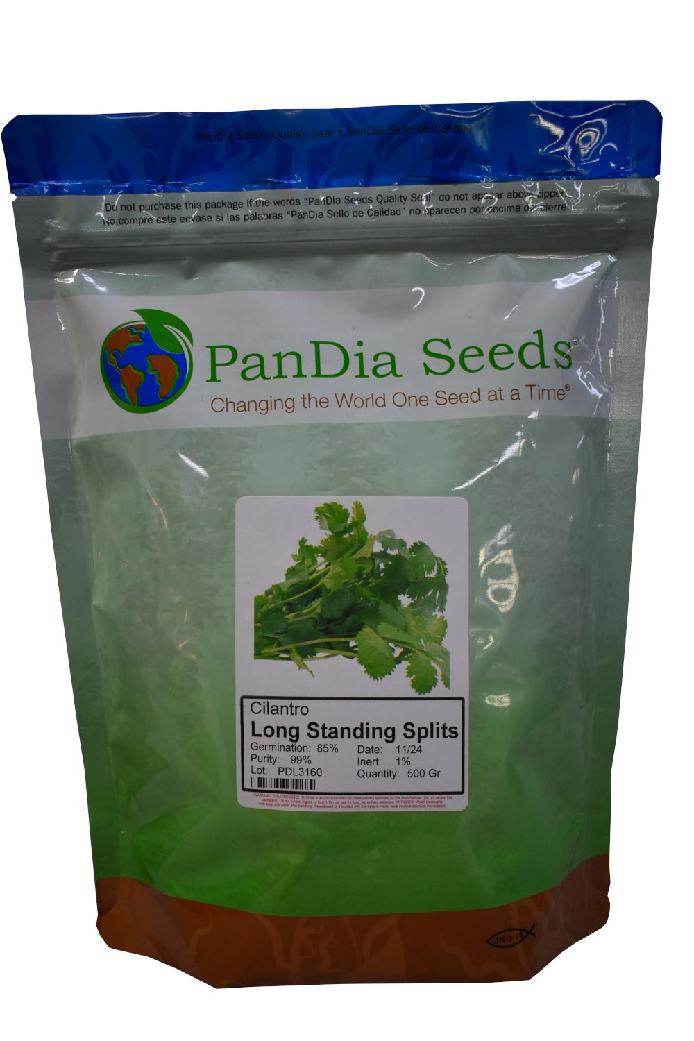 Pandia Long Standing Splits Cilantro Seeds 500Gr