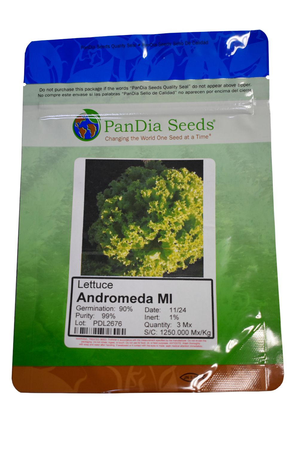 Pandia Andromeda MI Lettuce Seeds 3Mx