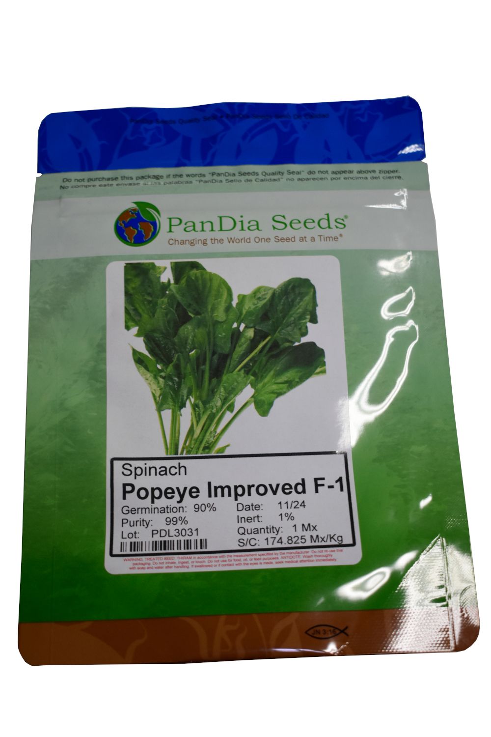 Pandia Popeye Improved F-1 Spinach Seeds