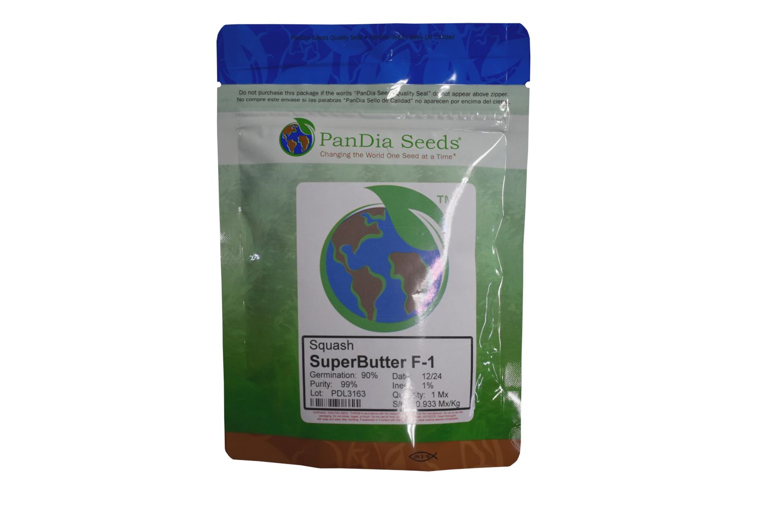Pandia SuperButter F-1 Squash Seeds 1mx