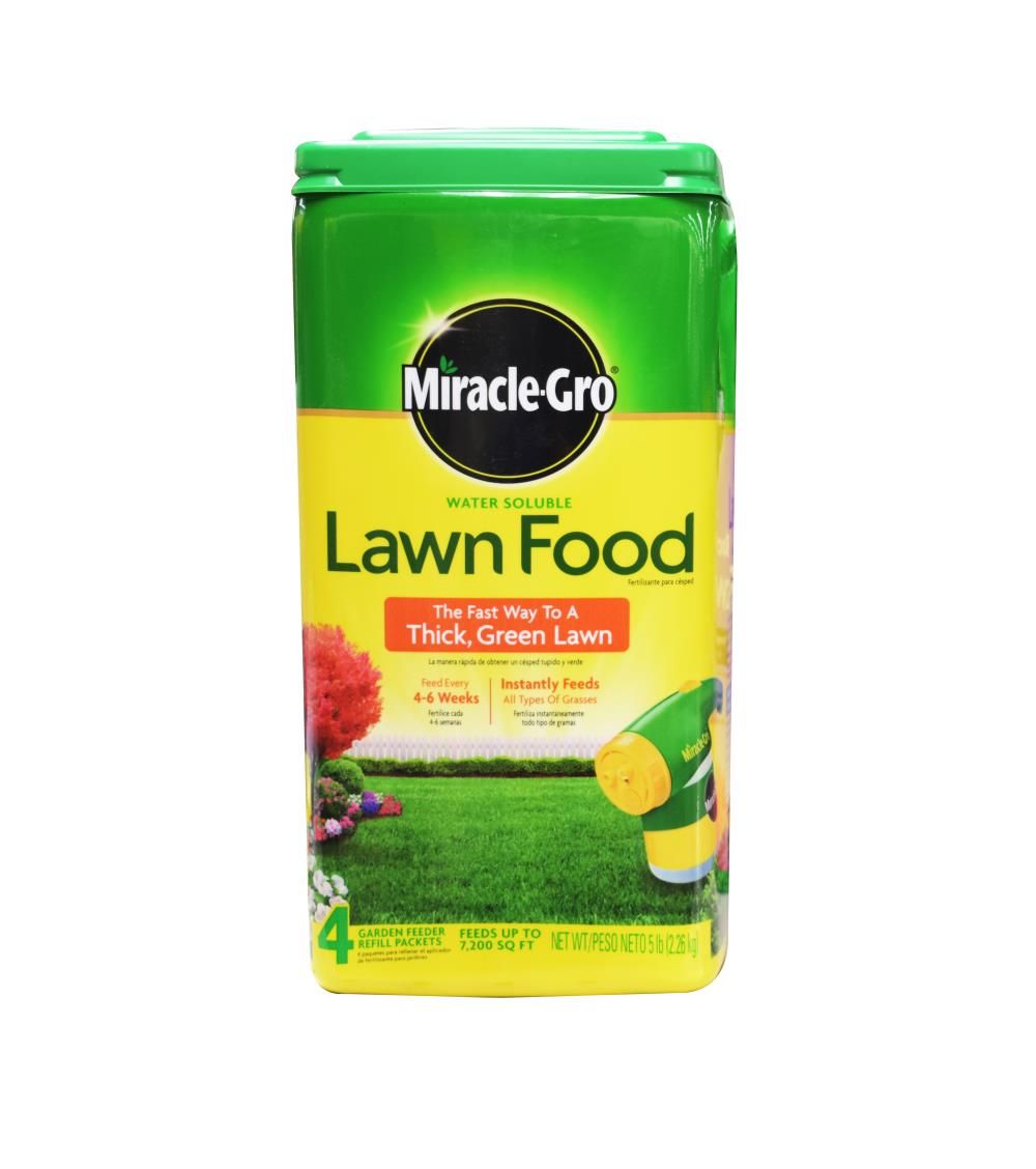 Miracle-Gro Lawn Food All Seasons Turfgrass 5lb 4000 sq. ft.