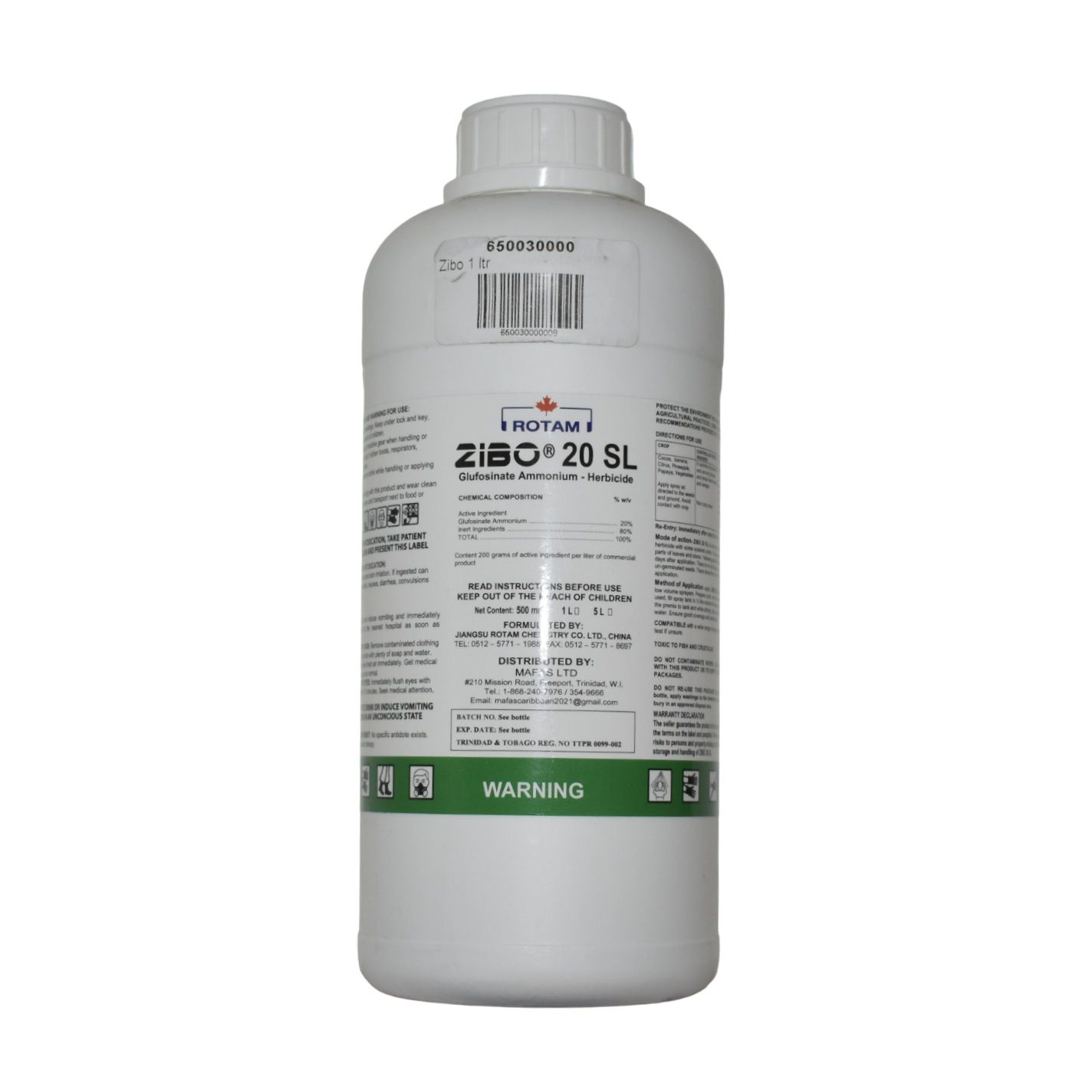 Zibo 20 SL Herbicide 1 ltr