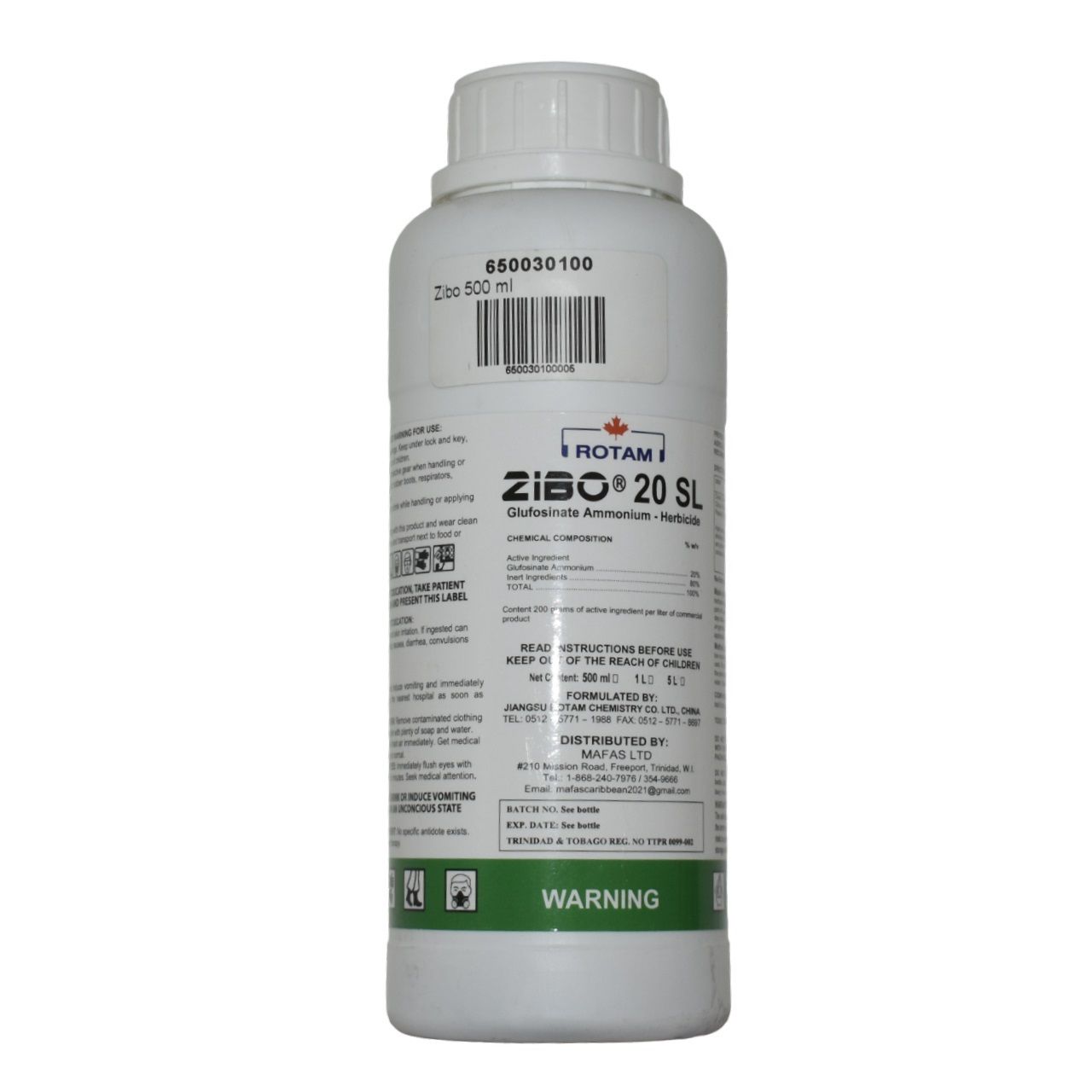 Zibo 20 SL Herbicide 500 ml