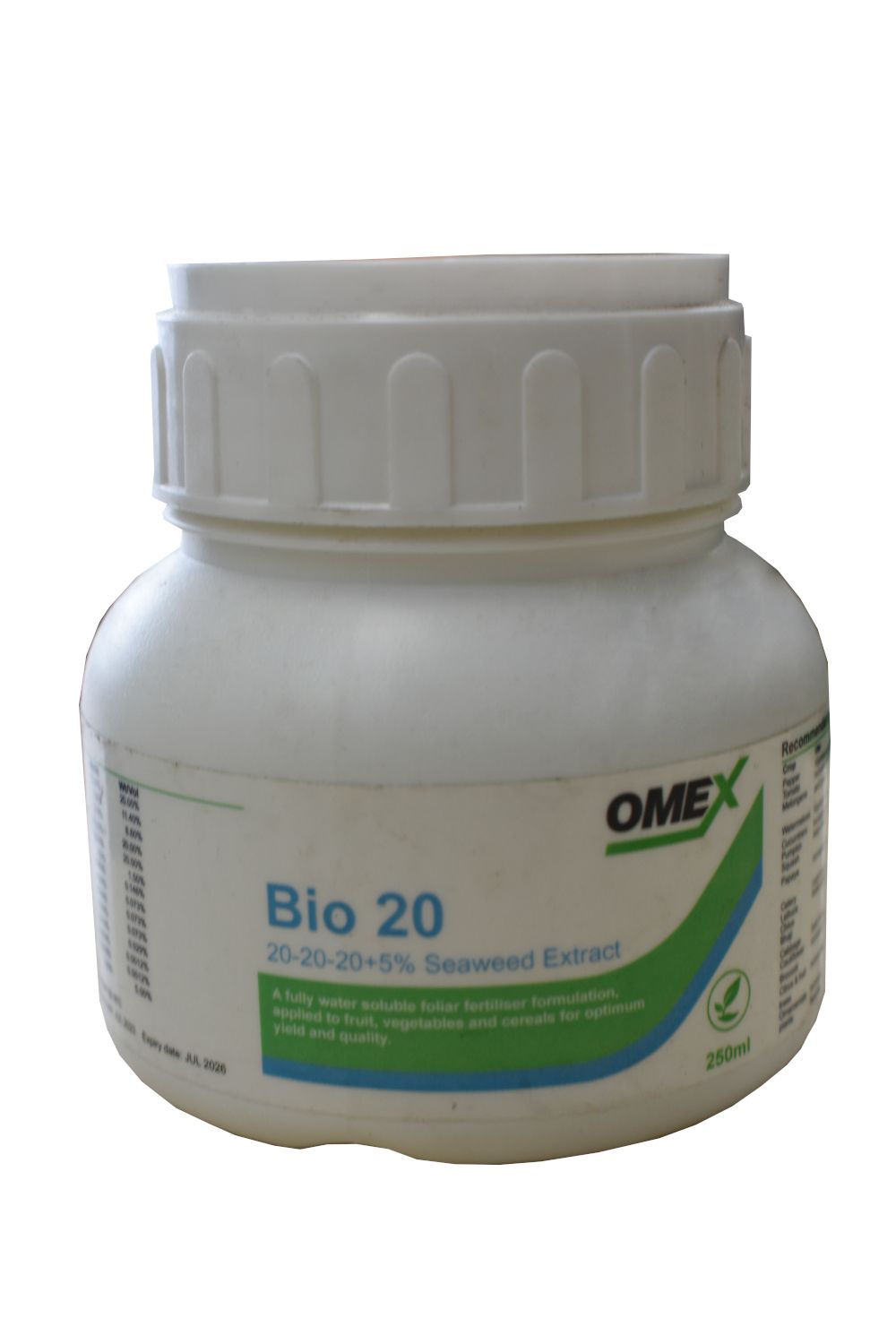 Omex Bio 20 20-20-20+5% Seaweed Extract 250ml