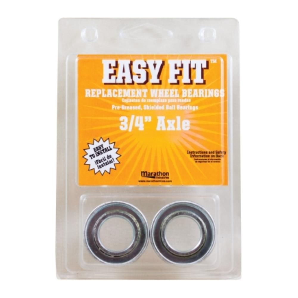 Replacement Wheel Bearings 3/4in 2pk