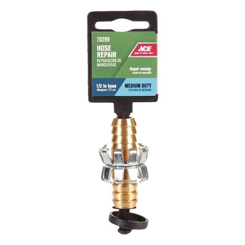 Ace Metal Clinch Hose Mender Clamp 1/2in Male Threaded