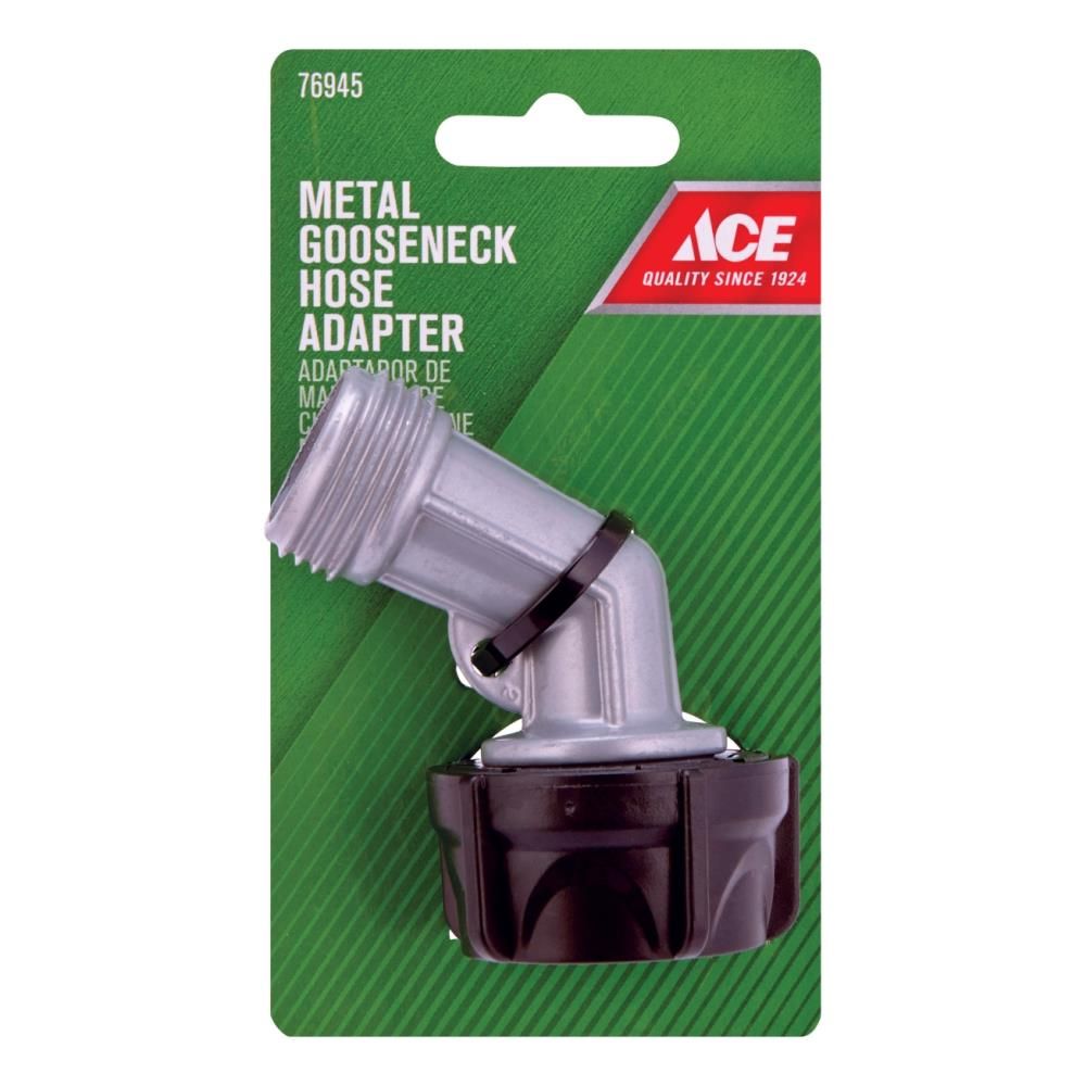 Zinc Gooseneck Hose Adapter Threaded (76945)