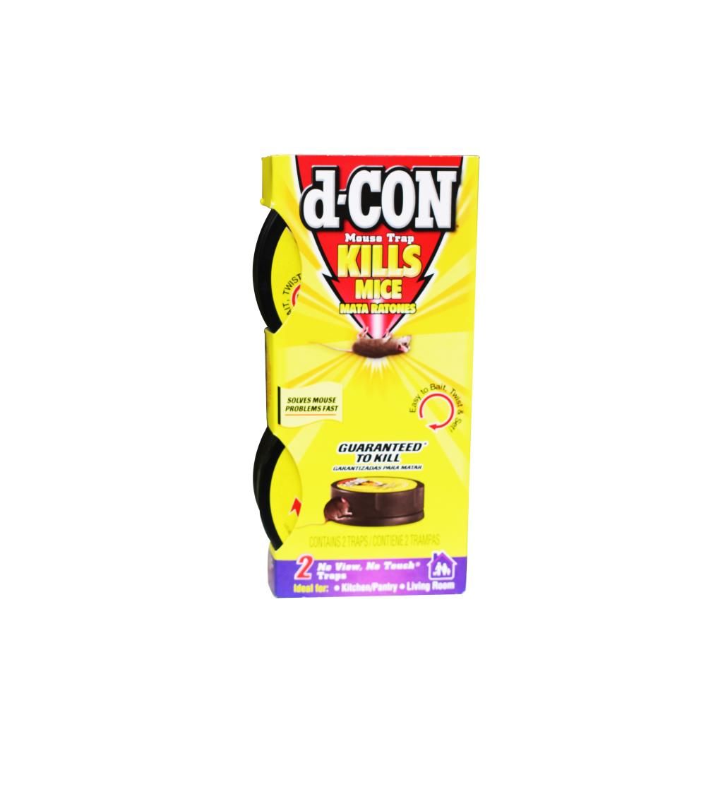 D-Con Small Snap Animal Trap for Mice, 2 pack