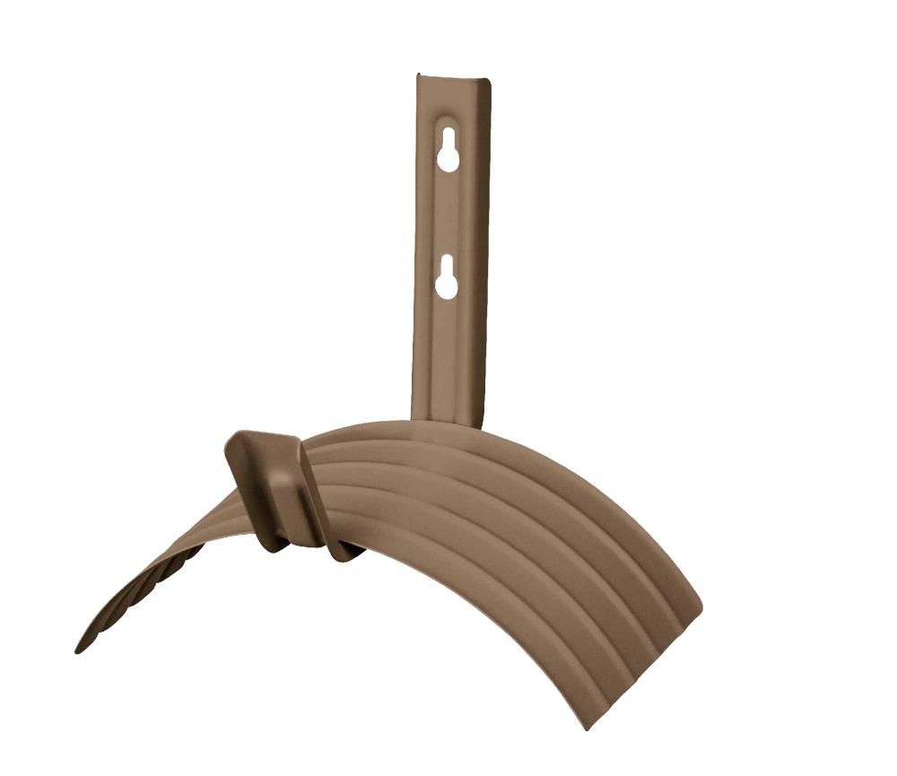 Wall Mount Steel Hose Holder 150ft Brown