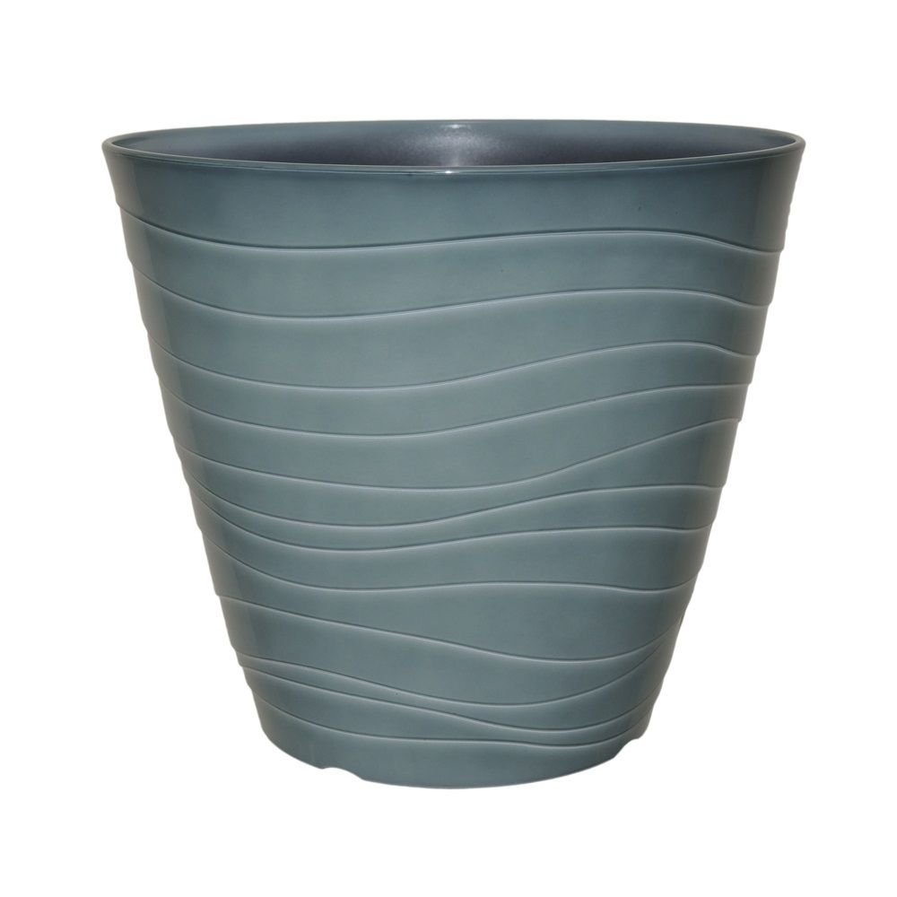 Planter Sea Wave Silver 7.6in Ace# 7004782