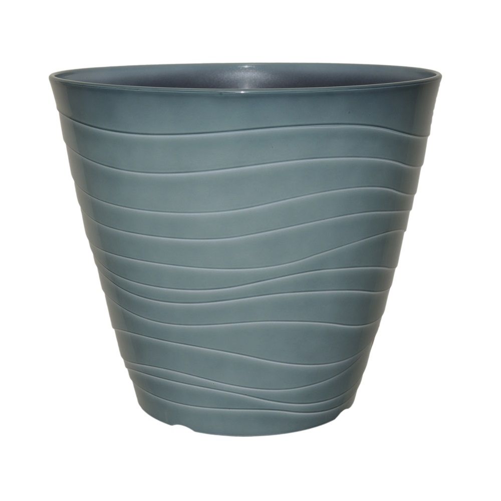 Planter Sea Wave Blue 9.53in Ace# 7004786