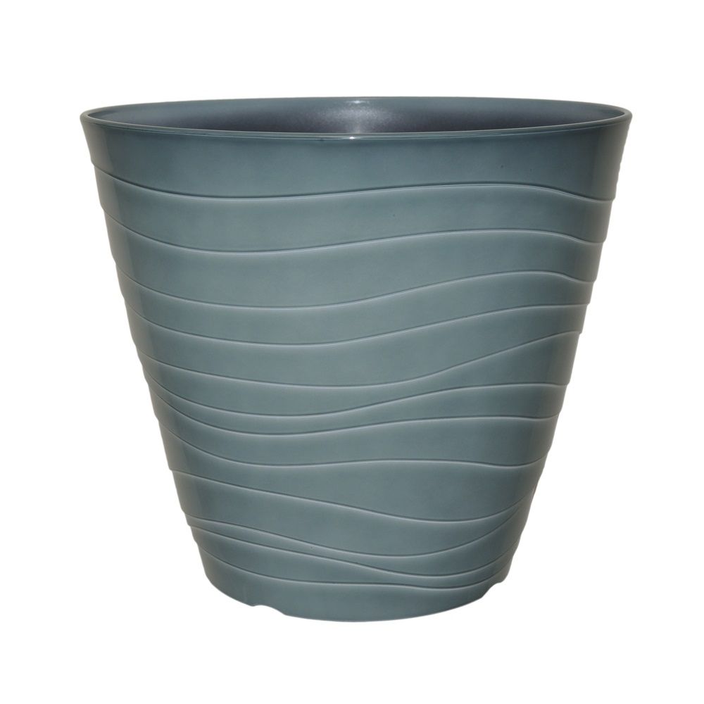 Planter Sea Wave Silver 11.62in Ace# 7004783