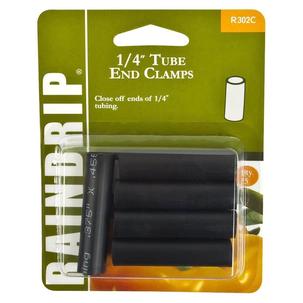 Tube End Clam 1/4in 5pk