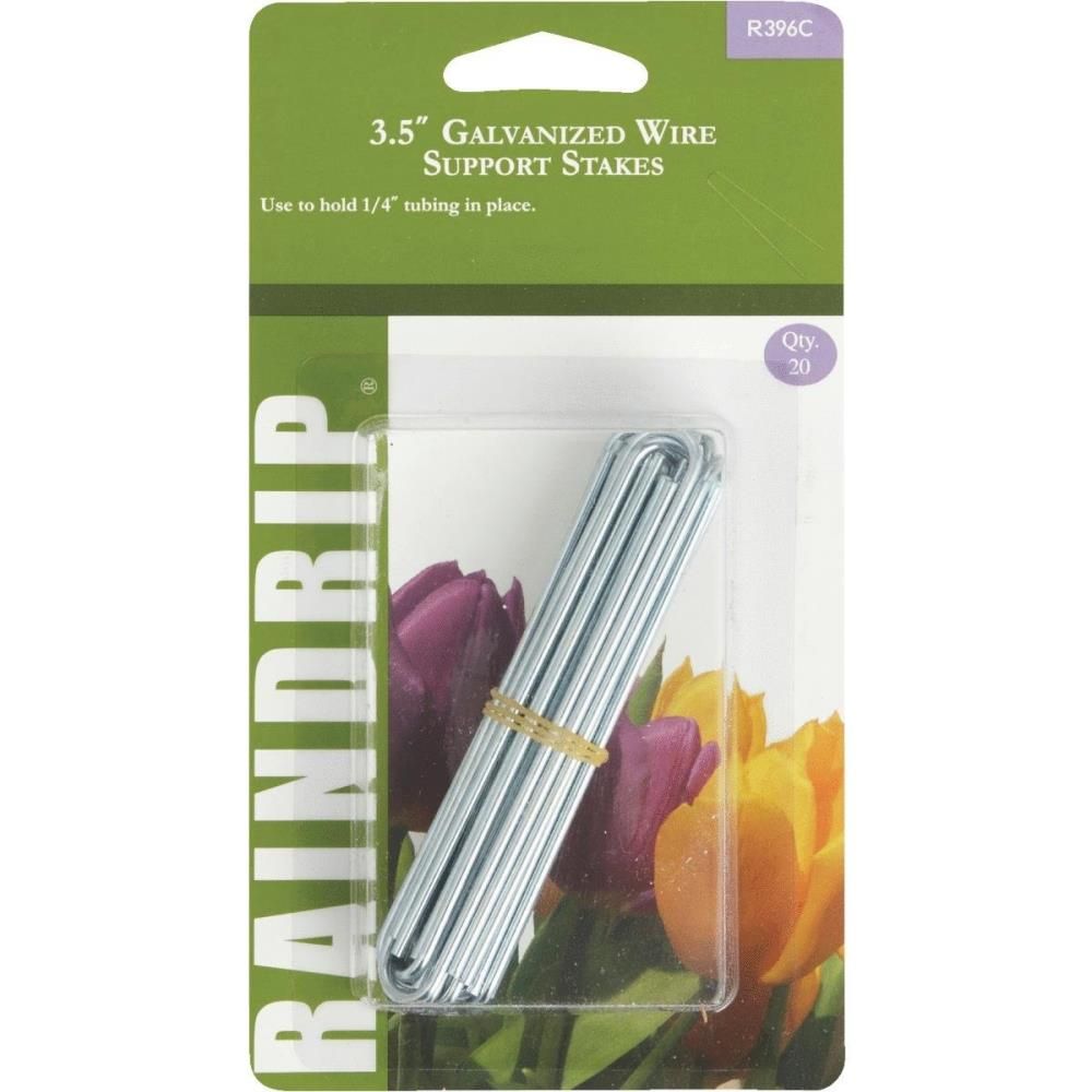 1/4in Tube Wire Support Stakes 3.5in 20pk