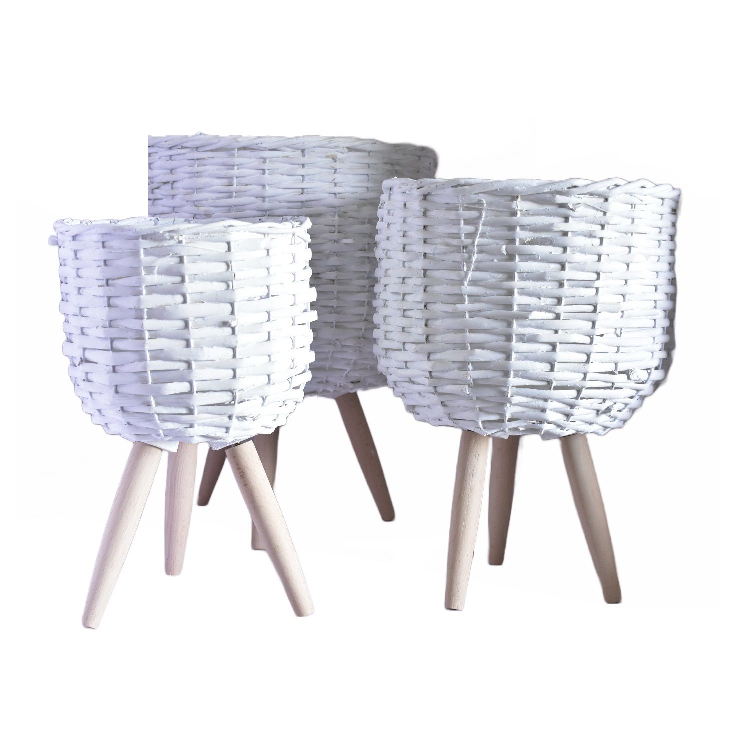 Concepts Life Flower Stand White 3 Pcs