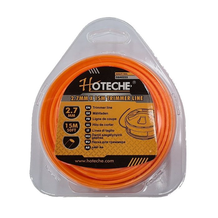 Hoteche Trimmer line 2.7mm x 50ft  (.105) (G840255)