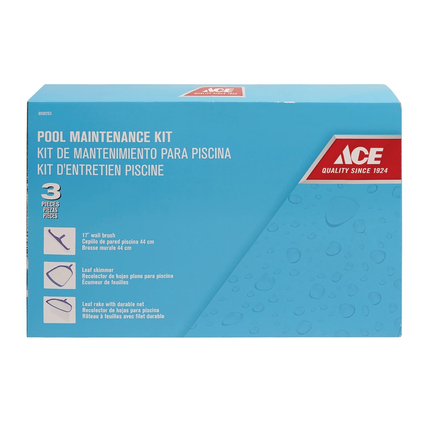Ace Pool Maintenance Kit 3 pc (8998263)