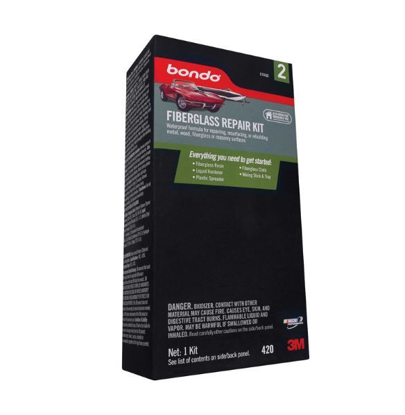 Bondo Fiberglass Repair Kit 1/2pt