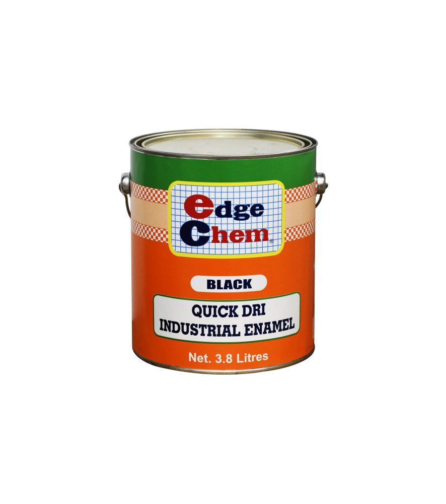 Edge Chem Quick Dri Industrial Enamel Black 1gal