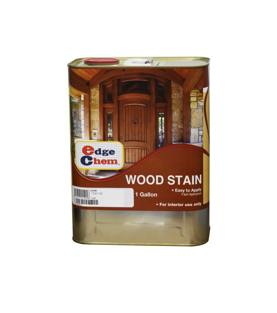 Edge Chem Wood Stain Teak 1gal