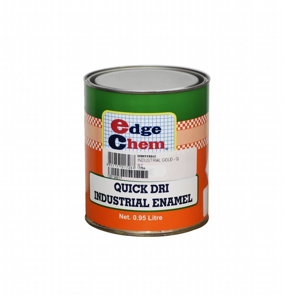 Edge Chem Quick Dri Industrial Enamel Gold 1 qt