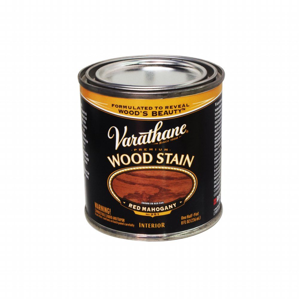 Varathane Premium Wood Stain Red Mahogany 1/2pt