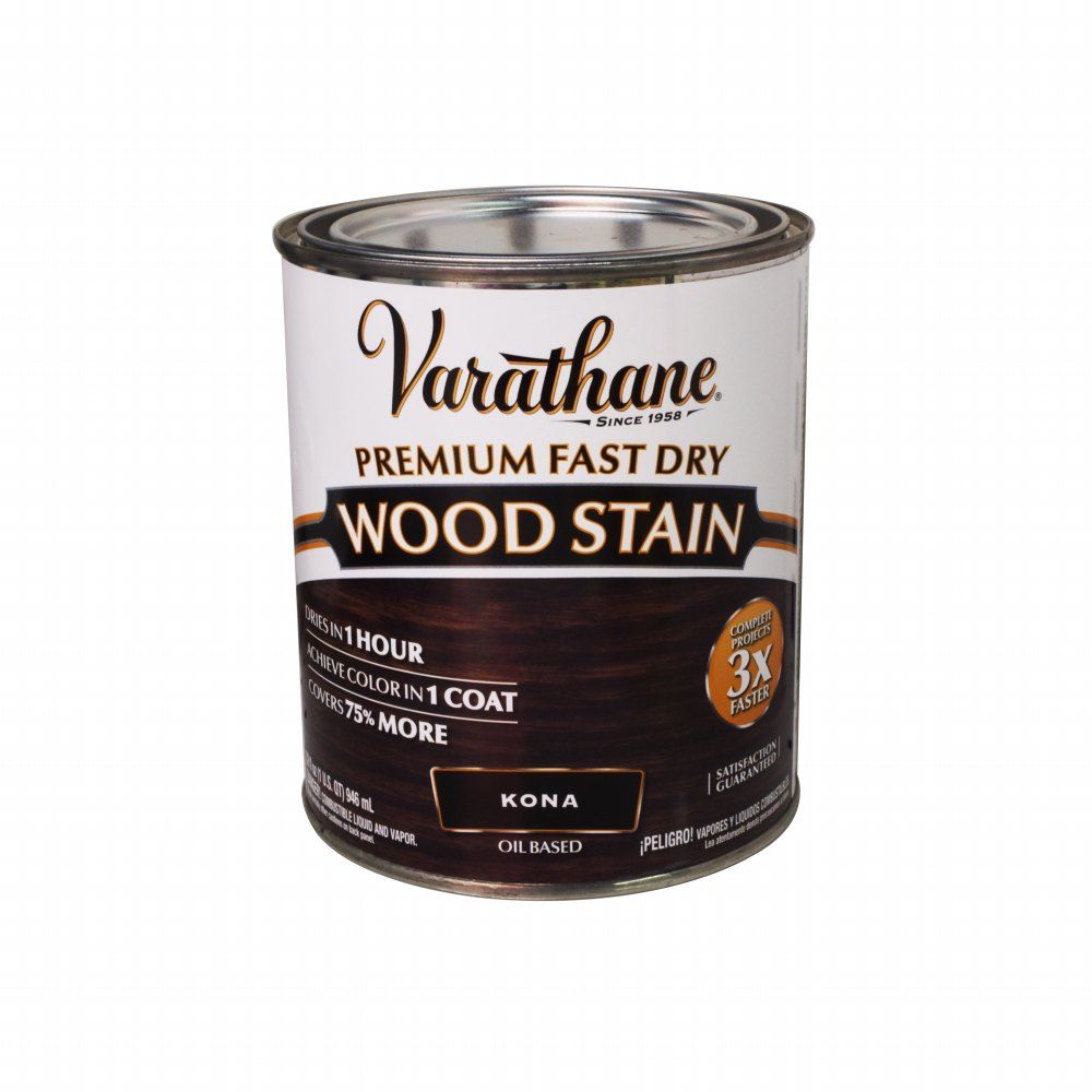 Varathane Fast Dry Wood Stain 1 Coat Kona 1qt