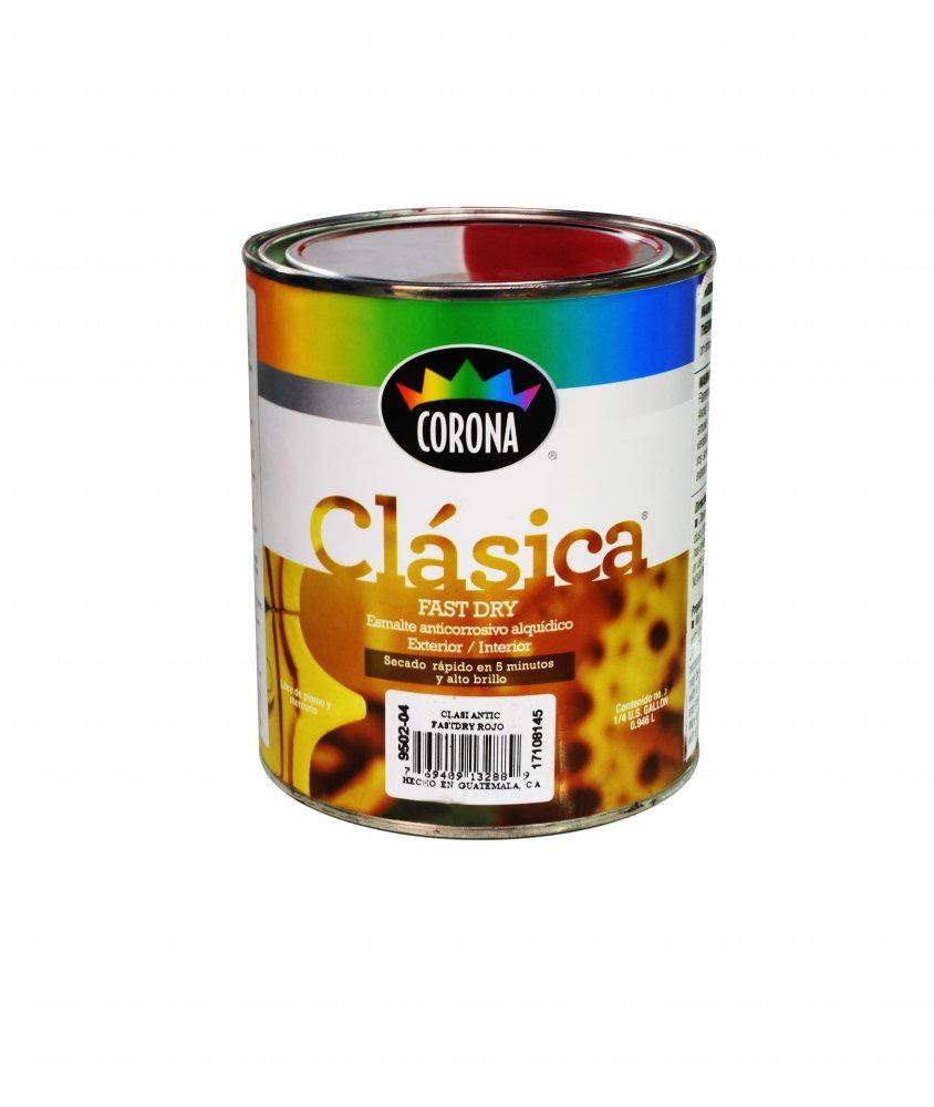 Corona Classic Fast Dry Enamel Red 1qt
