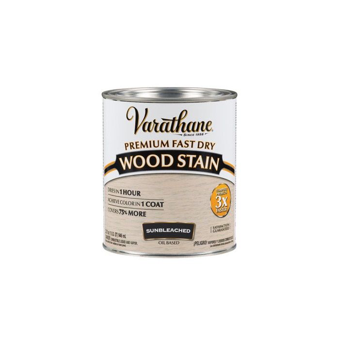 Varathane Wood Stain Fast Dry Sunbleached 1qt