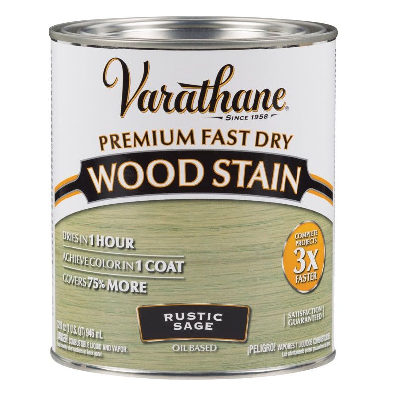 Varathane Fast-Dry Rustic Sage Woodstain 1 Qt (1864628)